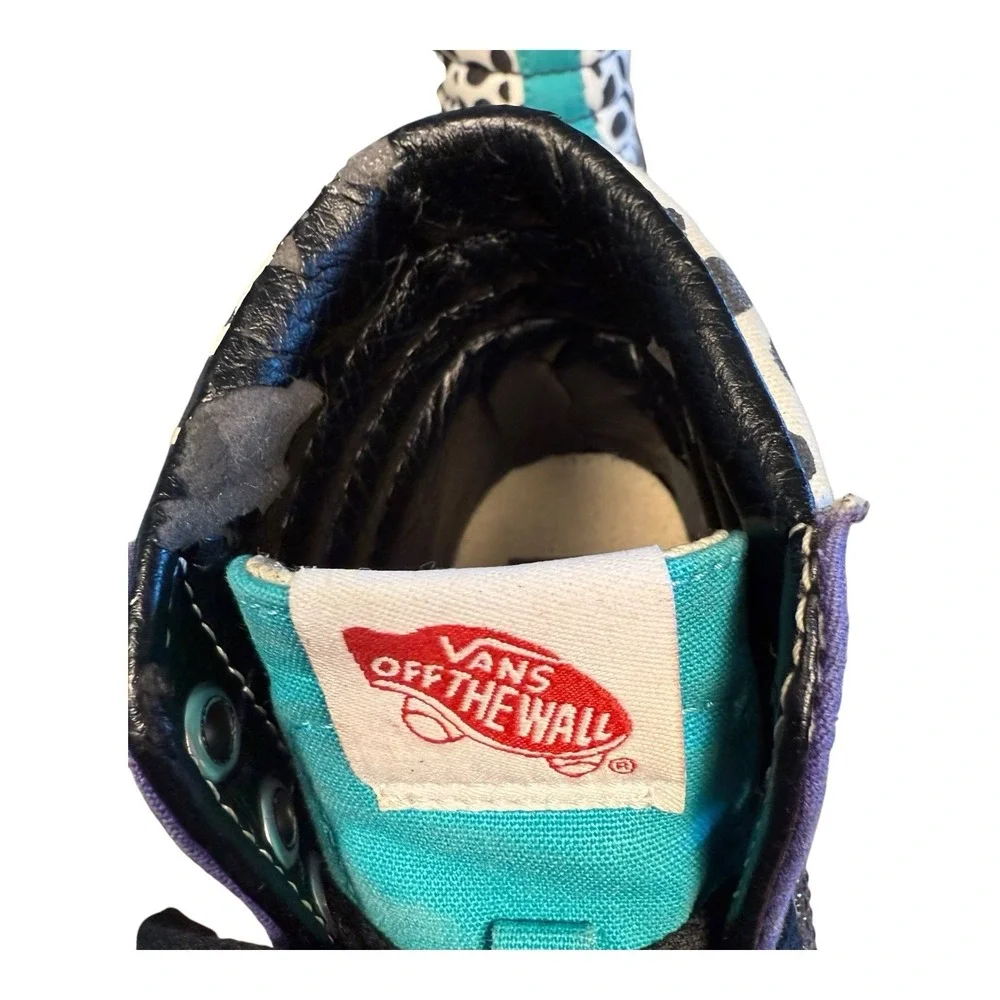 Vans  Off the Wall 721454 Multicolor High Top Sneaker Shoes Sz W5 M3.5 Unisex